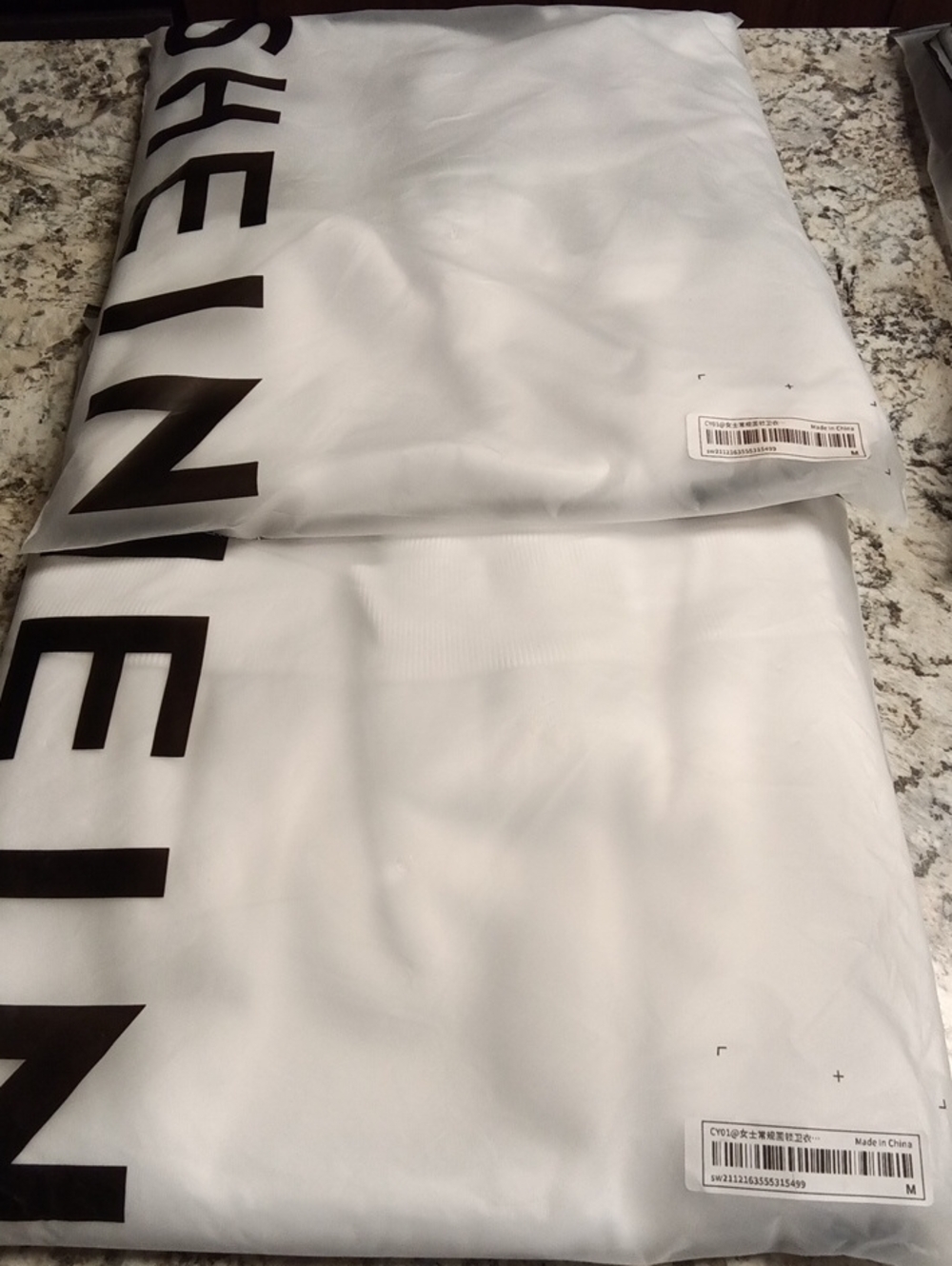SHEIN Women's Size M White Sweatshirt Lot 2